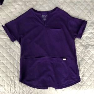 FIGS original EGGPLANT limited edition  RARE top & pants